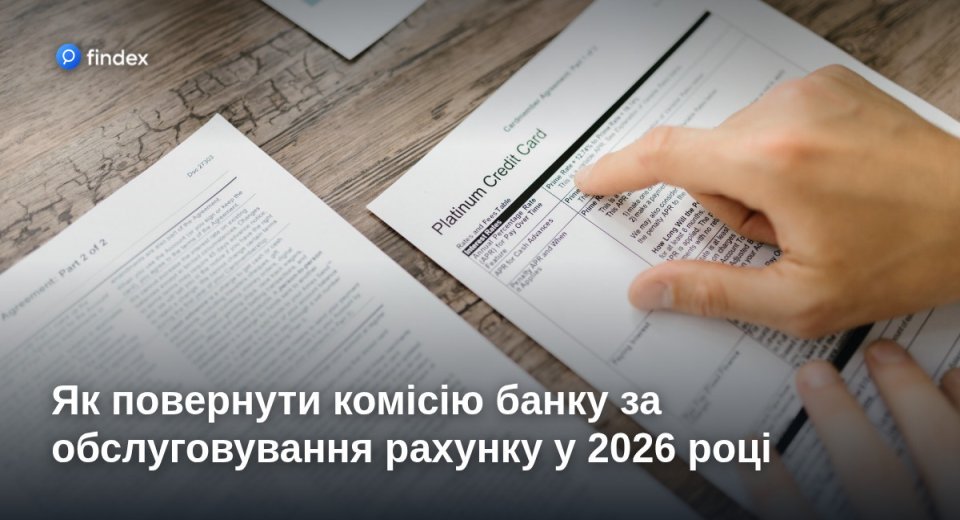 Як повернути комісію банку за обслуговування рахунку у 2026 році
