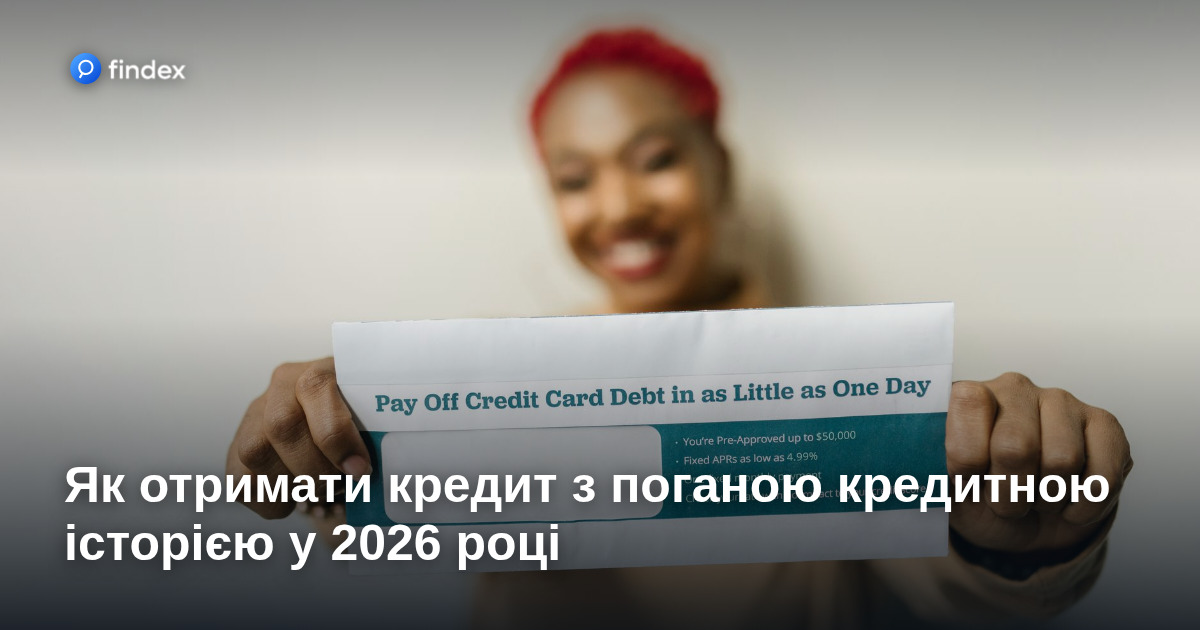 Як отримати кредит з поганою кредитною історією у 2026 році